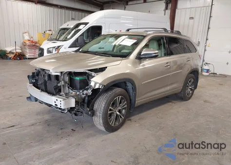 2016 Toyota Highlander Xle V6 from USA, damaged, VIN 5TDJKRFH8GS506621